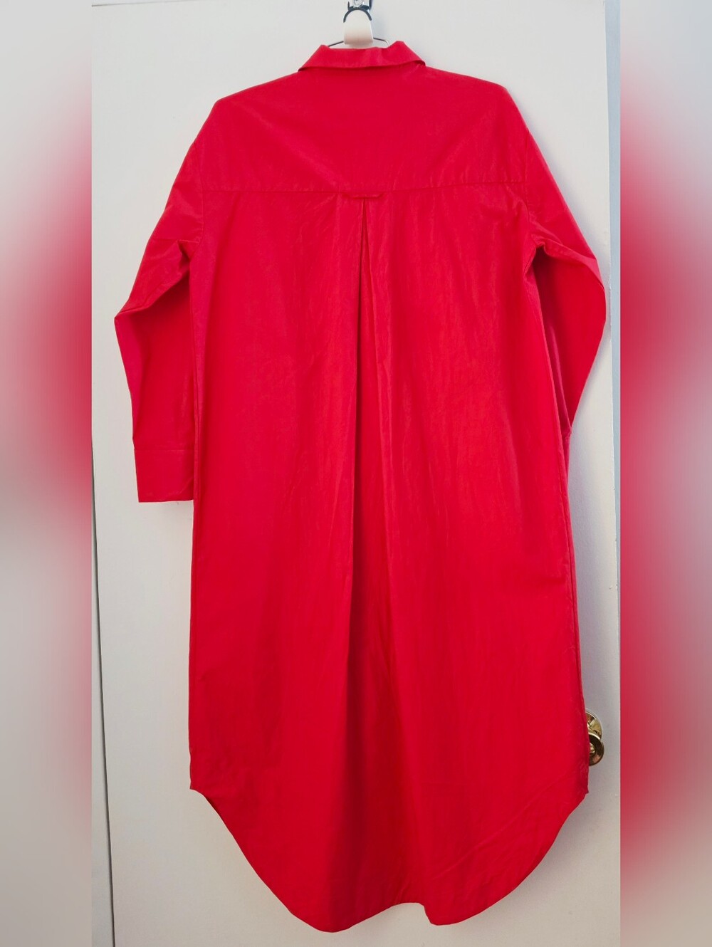 The Soren Long-Sleeve Shirt Dress by Maeve from Anthropologie. - Picture 5 of 9